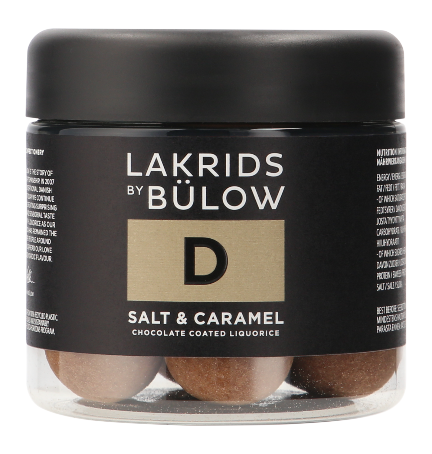 Lakrids by Bülow D Salt &amp; Caramel 125g
