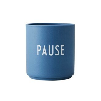 Design Letters Favourite Cup Pause Blue