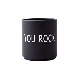 Design Letters Favourite Cup You Rock Black