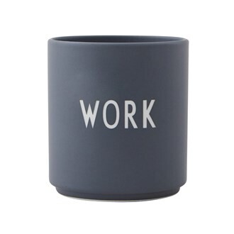 Design Letters Favourite Cup Work Grey