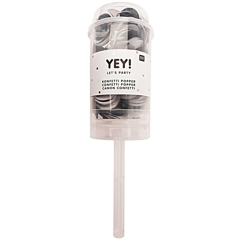 Rico Design Yey! Let´s Party Konfetti Popper Blau Mix 8g
