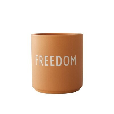 Design Letters Favourite Cup Freedom Orange