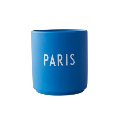 Design Letters Favourite Cup Paris Cobalt Blue