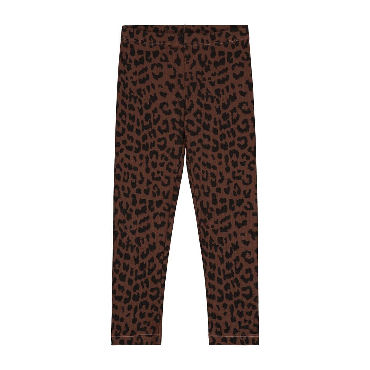 Daily Brat Leopard Pants DB841 Hickory Brown