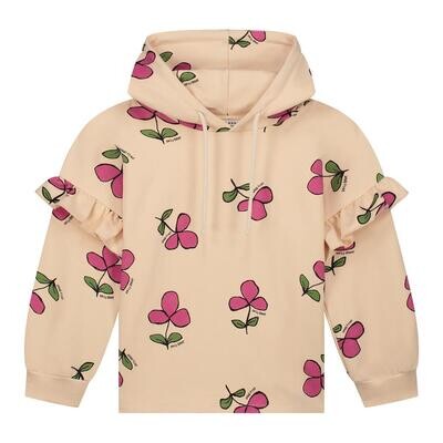 Daily Brat Daily Flower Hooded Sweater DB1197 Sand