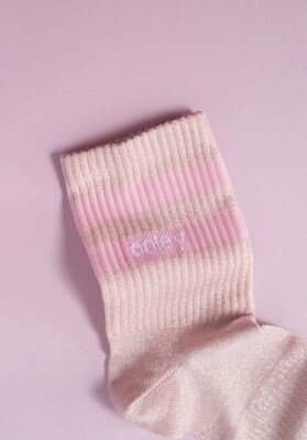 Ooley Socken Electra Shiny Rose