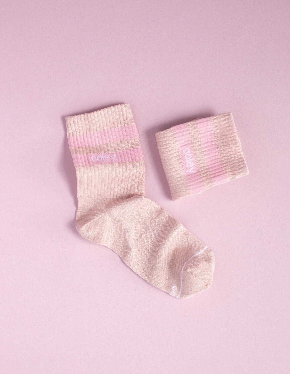 Ooley Socken Electra Shiny Rose