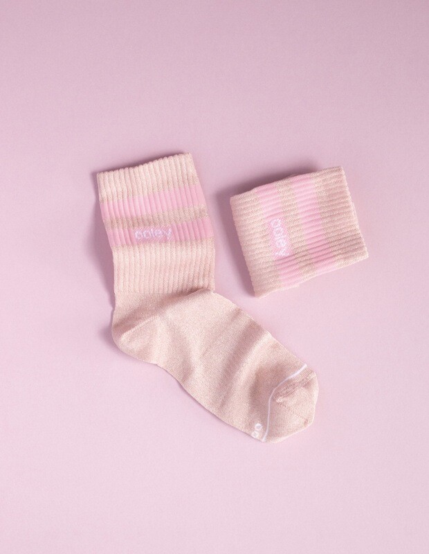 Ooley Socken Electra Shiny Rose