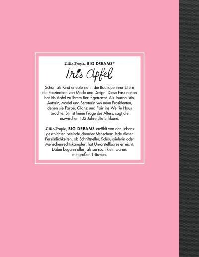Little People, Big Dreams - Iris Apfel