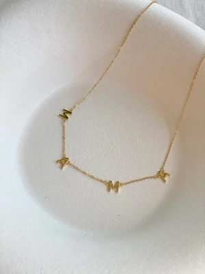 House of Nikodem Mama Necklace Gold