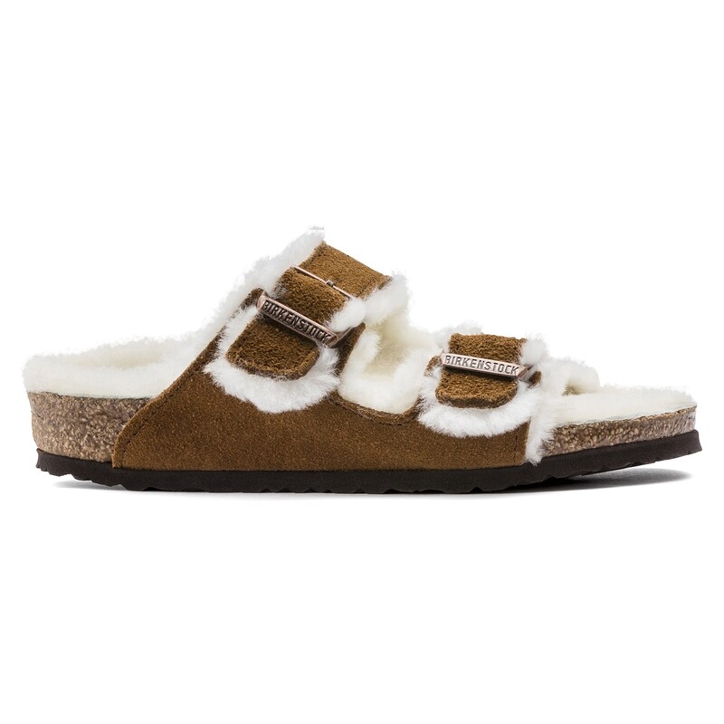 Birkenstock Arizona Shearling Kids Veloursleder 1017792 Mink