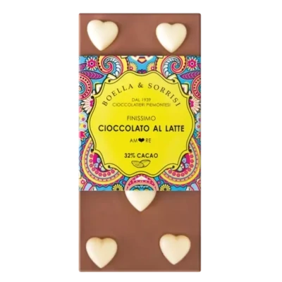 Boella &amp; Sorrisi Cioccolato Al Latte Amore Vollmilchschokolade 100g
