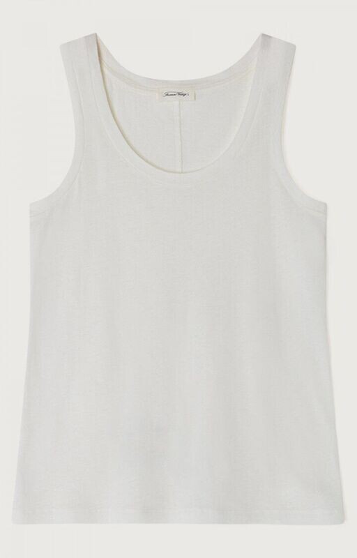 American Vintage Woman Tank Top Gamipy GAMI20 White