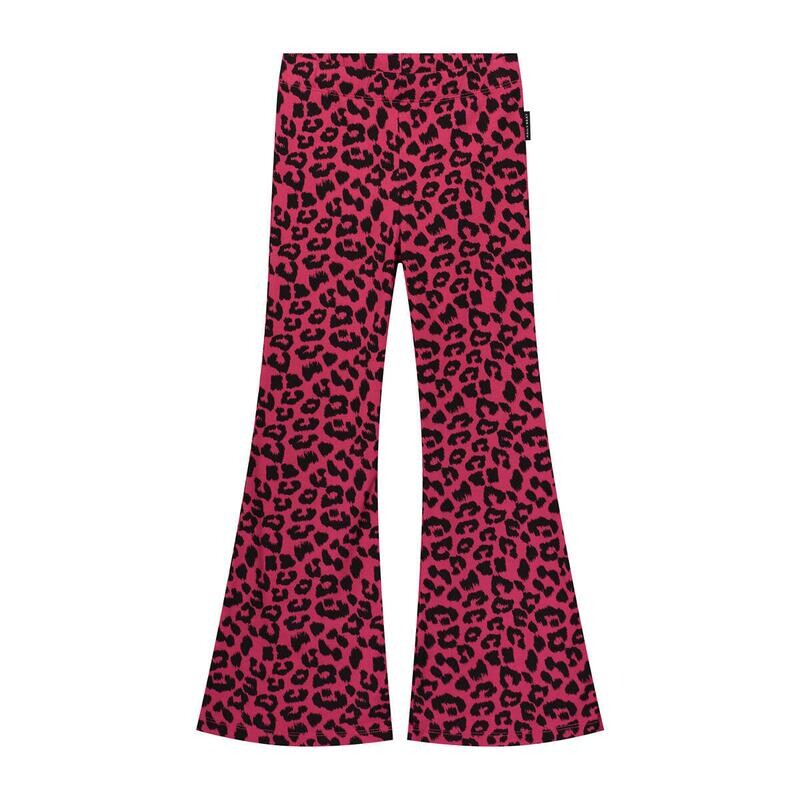 Daily Brat Leopard Flare Pants DB1289 Vivacious