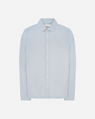 The Goodpeople Shirt Strong 24010202 Mid Blue