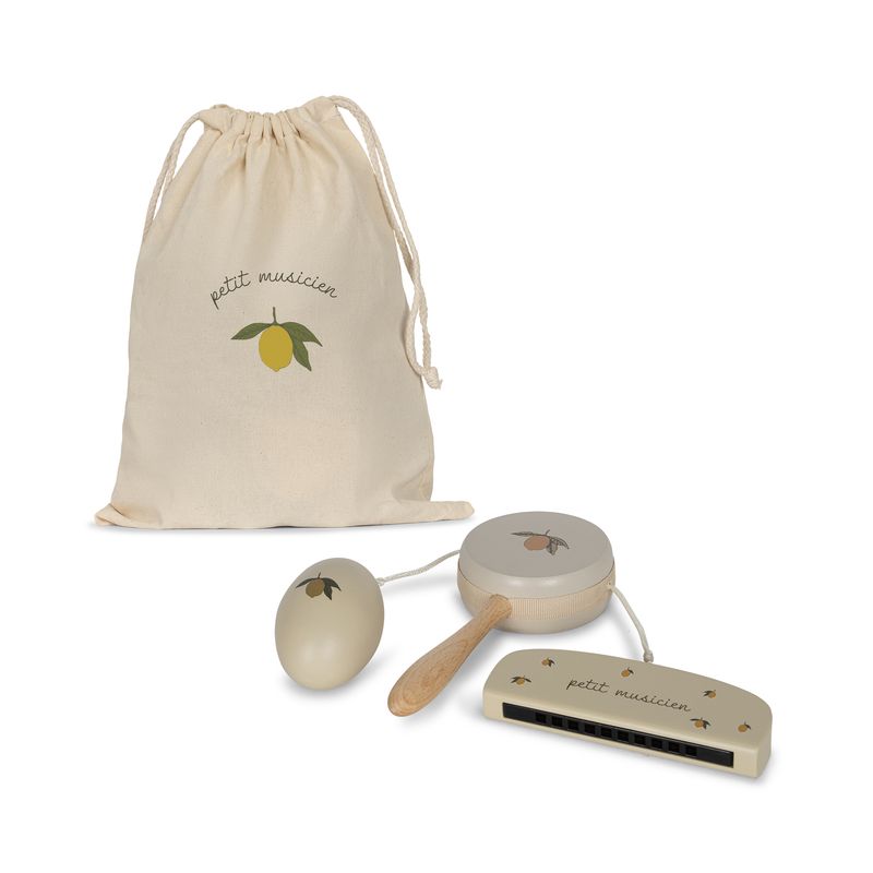 Konges Sløjd Wooden Music Set Lemon FSC KS101130 Lemon