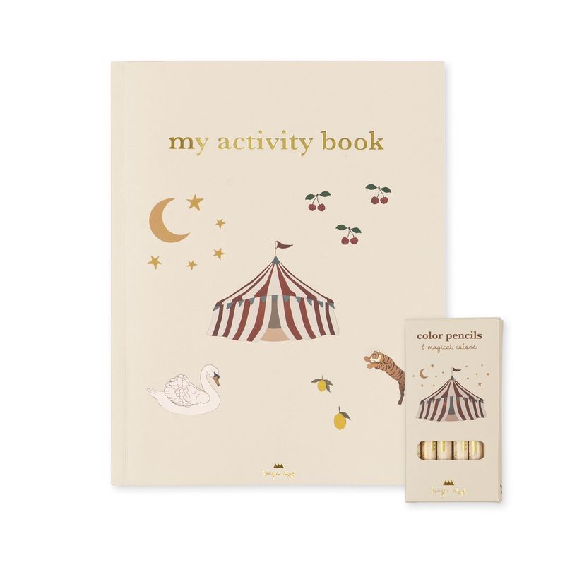 Konges Sløjd Activity Book KS100826 off white