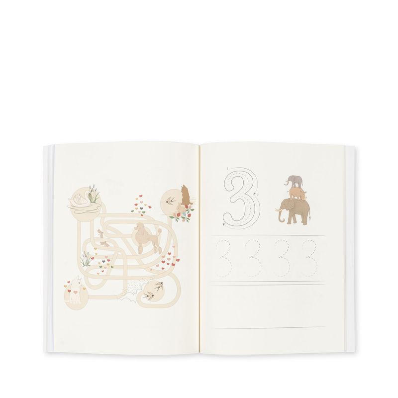 Konges Sløjd Activity Book KS100826 off white