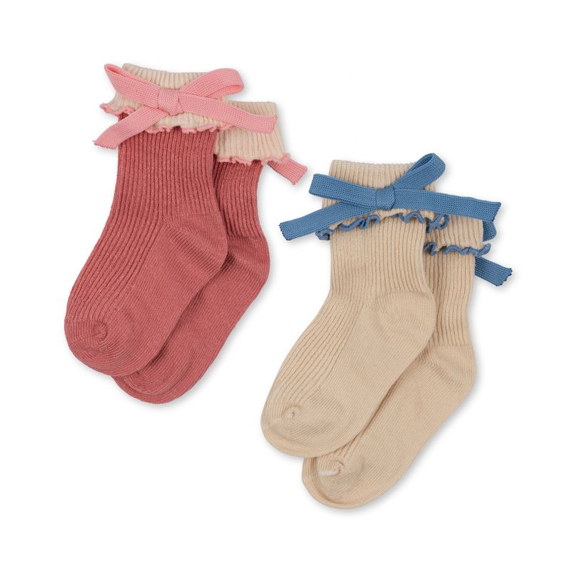 Konges Sløjd 2 Pack Bow Socks KS100701 Bow Mix