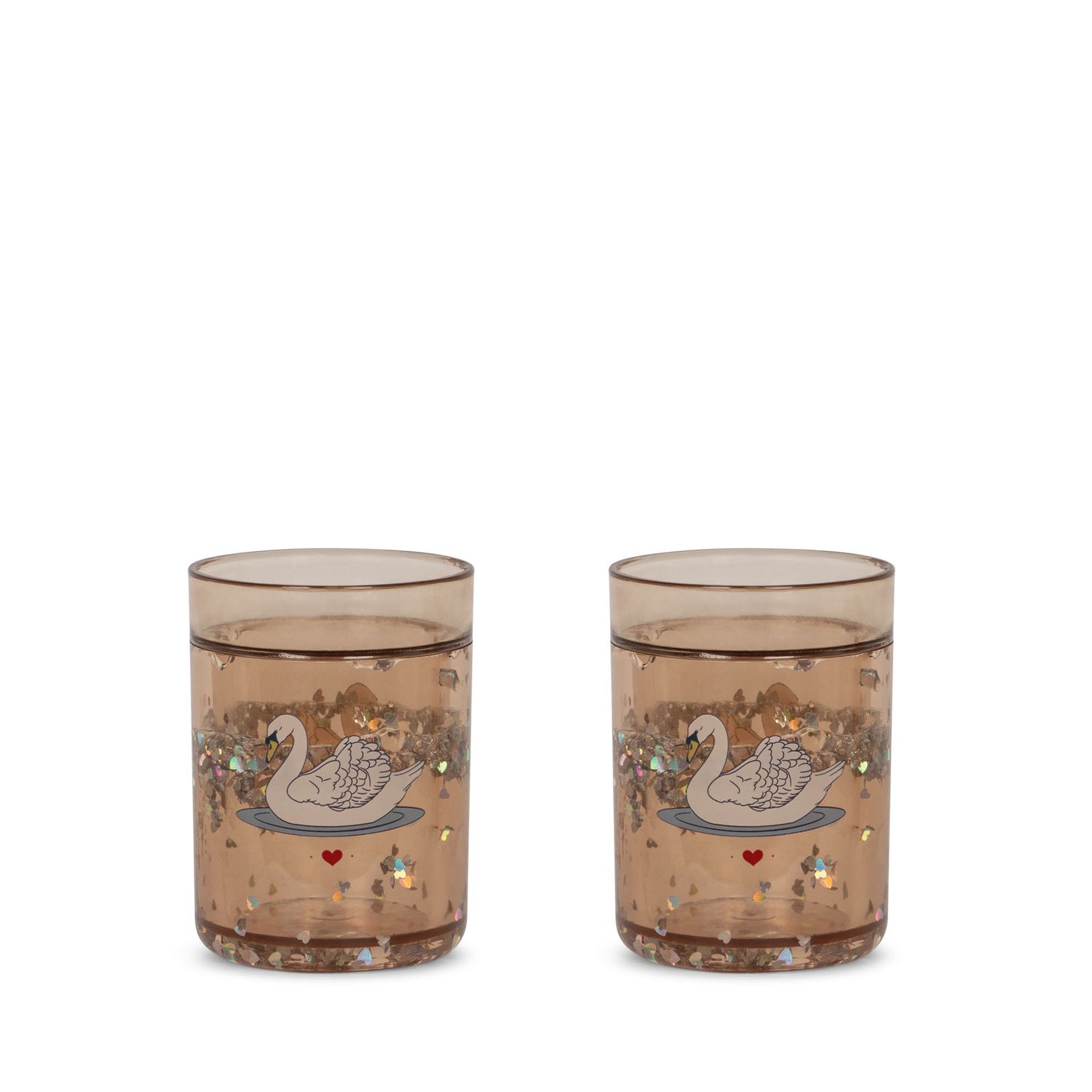 Konges Sløjd 2 Pack Glitter Cups KS100015 Swan