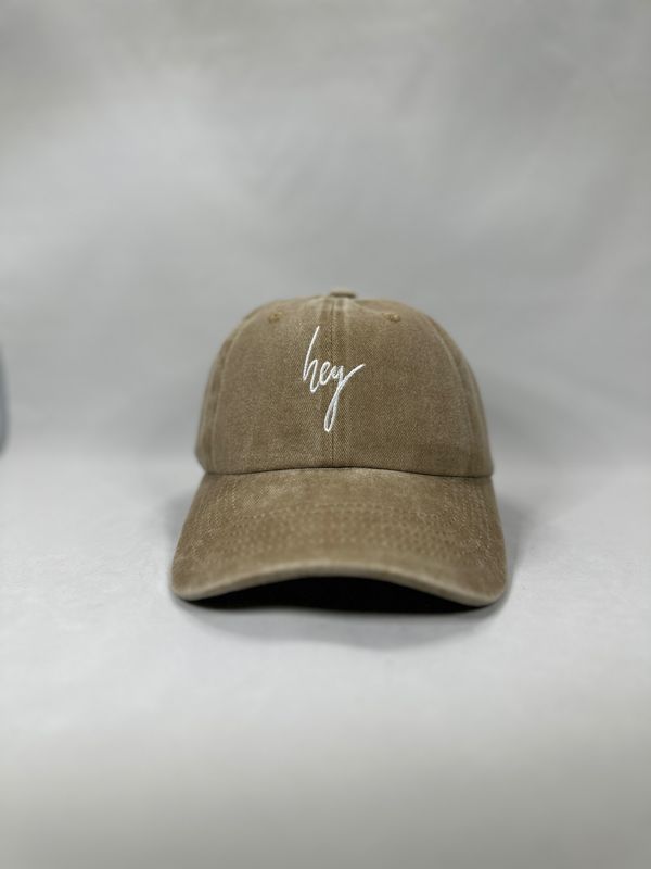 Hey Store Cap HEY Logo Beige