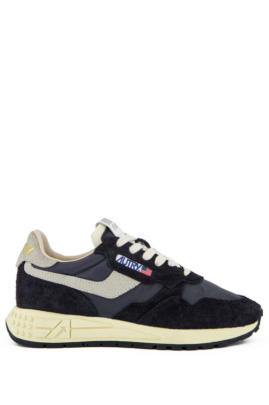 Autry Sneakers Herren Reelwind Low Aus Nylon Und Wildleder In Schwarz