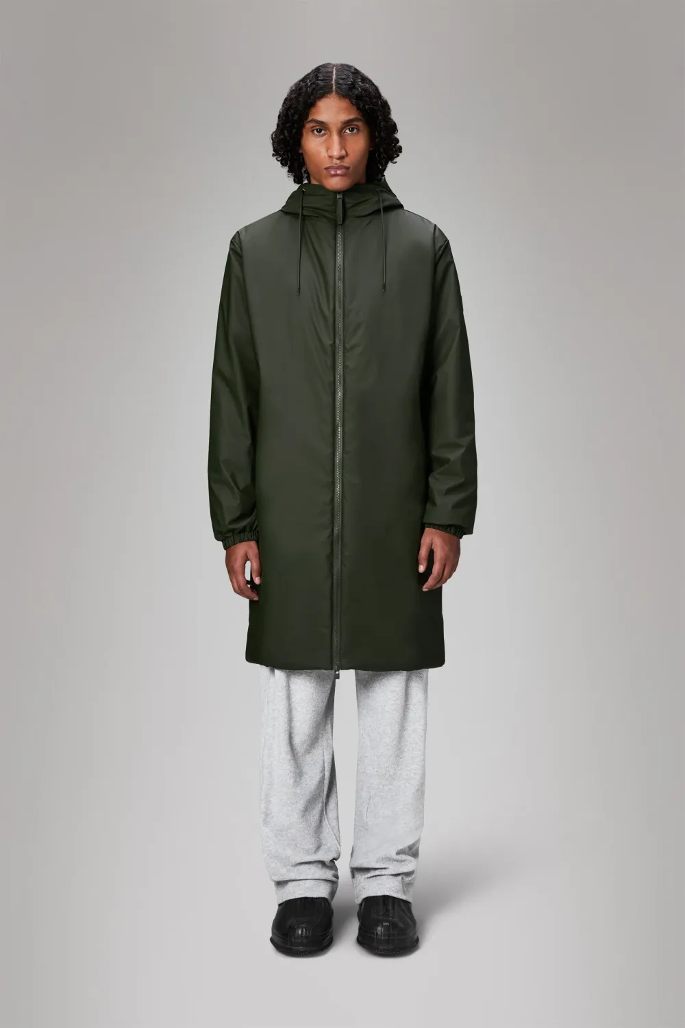 Rains Lohja Longer Insulated Jacket Green