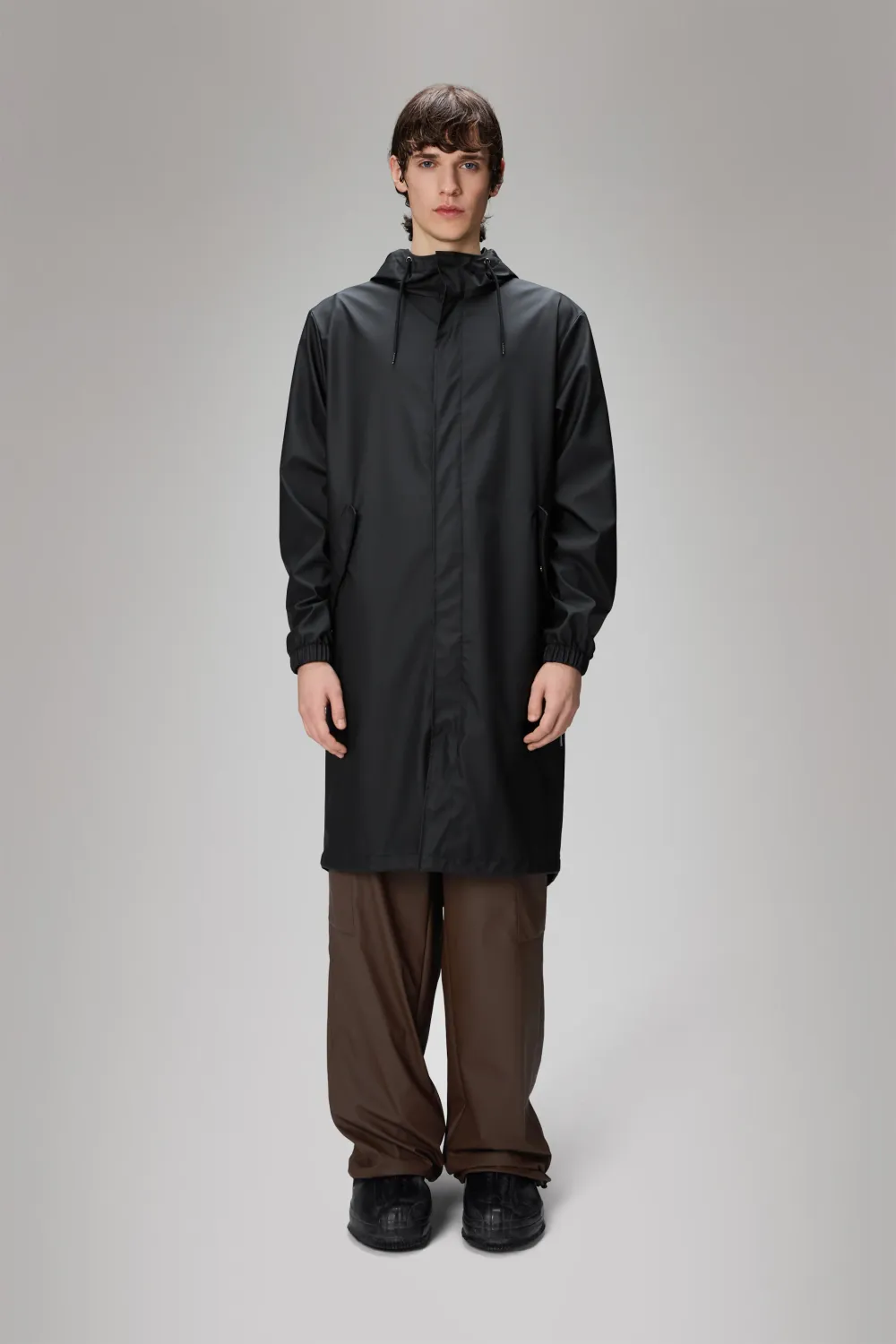Rains Fishtail Parka Unisex Black