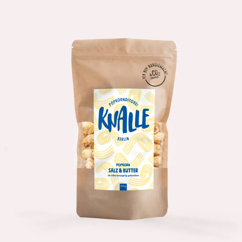 Knalle Berlin Popkorn Salz  &amp; Butter 100g