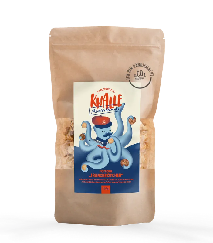 Knalle Berlin Popkorn Franzbrötchen 100g