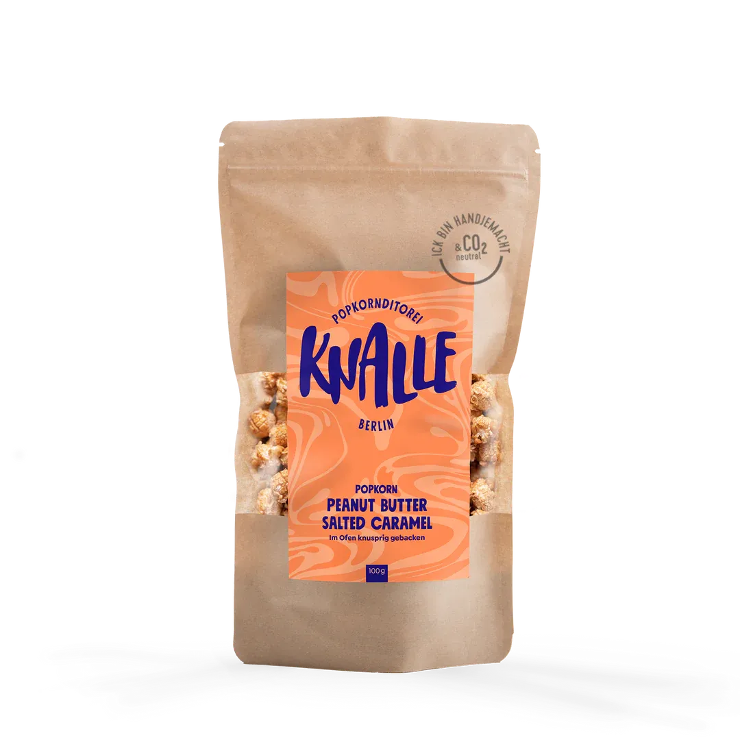 Knalle Berlin Popkorn Erdnussbutter Salzkaramell 100g