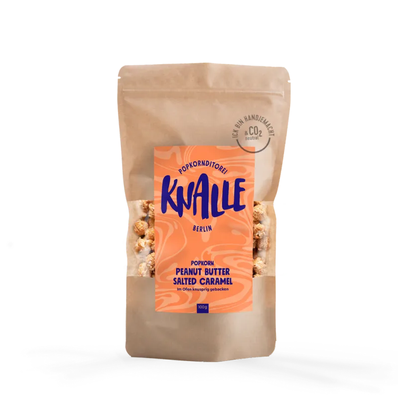 Knalle Berlin Popkorn Erdnussbutter Salzkaramell 100g