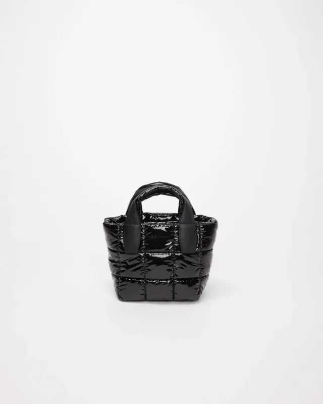 VeeCollective Porter Tote Mini Black Vinyl