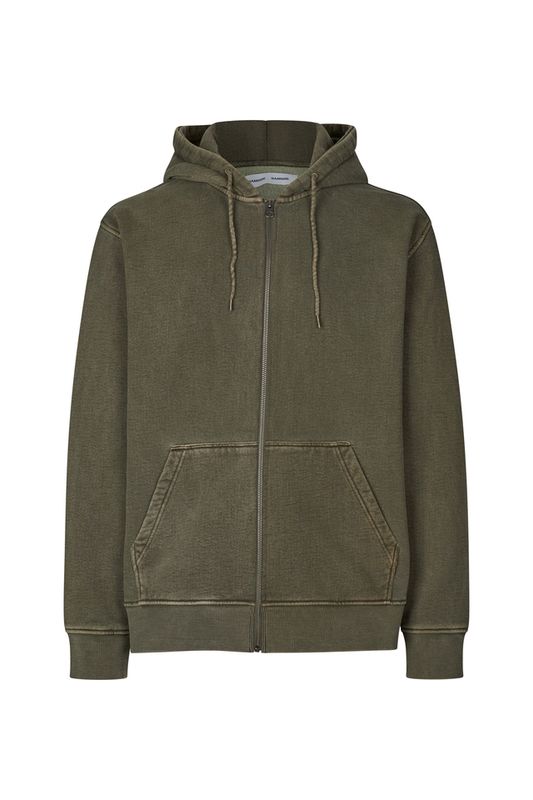 Samsøe Samsøe Sapigment Zip Hoodie 14485 Forest Night