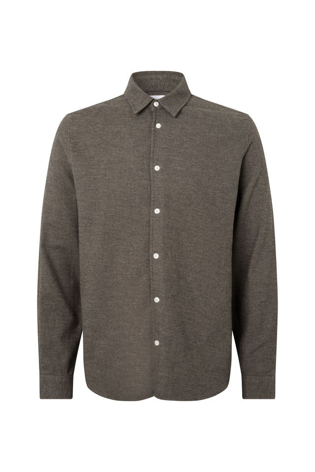 Samsøe Samsøe Liam NX Shirt 14039 Major Brown Mel.