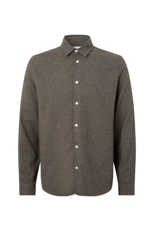 Samsøe Samsøe Liam NX Shirt 14039 Major Brown Mel.