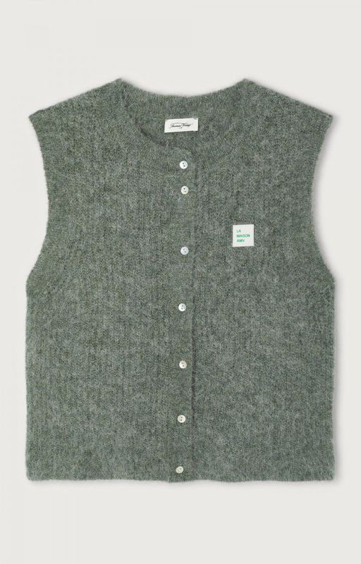 American Vintage Damencardigan East Schildkröte Meliert EAST19MCE25