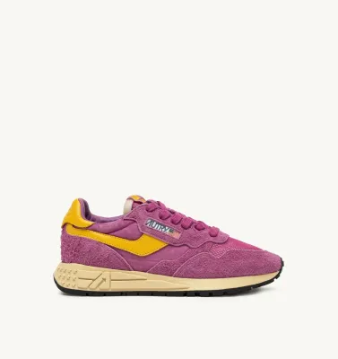 Autry Damen Sneaker Reelwind aus Nylon und Wildleder in Rose und Calen WWLW UT04