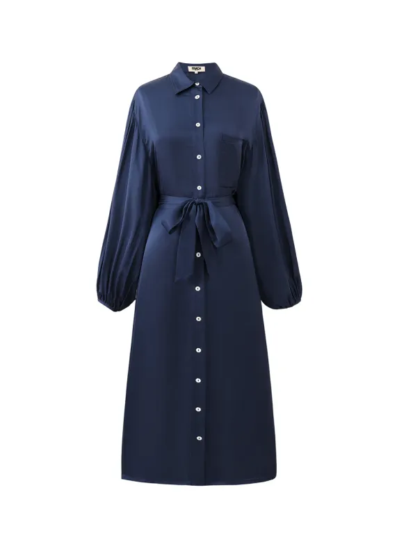 FRNCH Kleid Adile Marineblaue