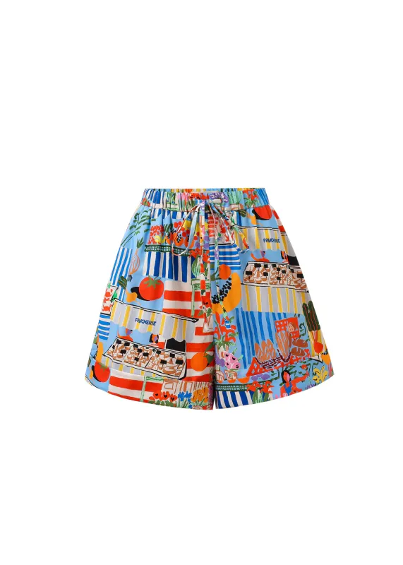 FRNCH Shorts Annea Marche Bleue