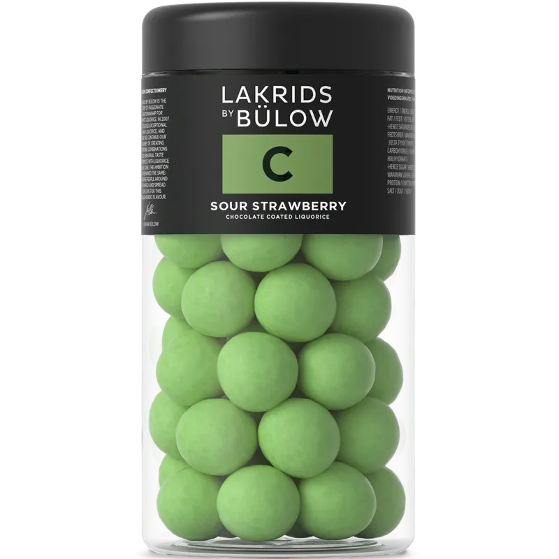 Lakrids by Bülow C Sour Strawberry 295g
