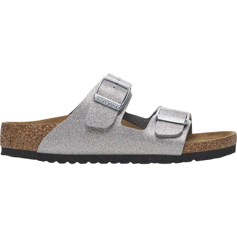 Birkenstock Arizona Kids BS Sparkling Light Silver Schmale Weite 1029468