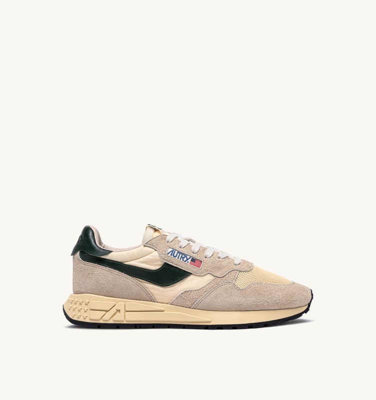 Autry Sneakers Reelwind Low Aus Nylon Wildleder Und Leder In Ecru Und Mountain WWLM - UT26