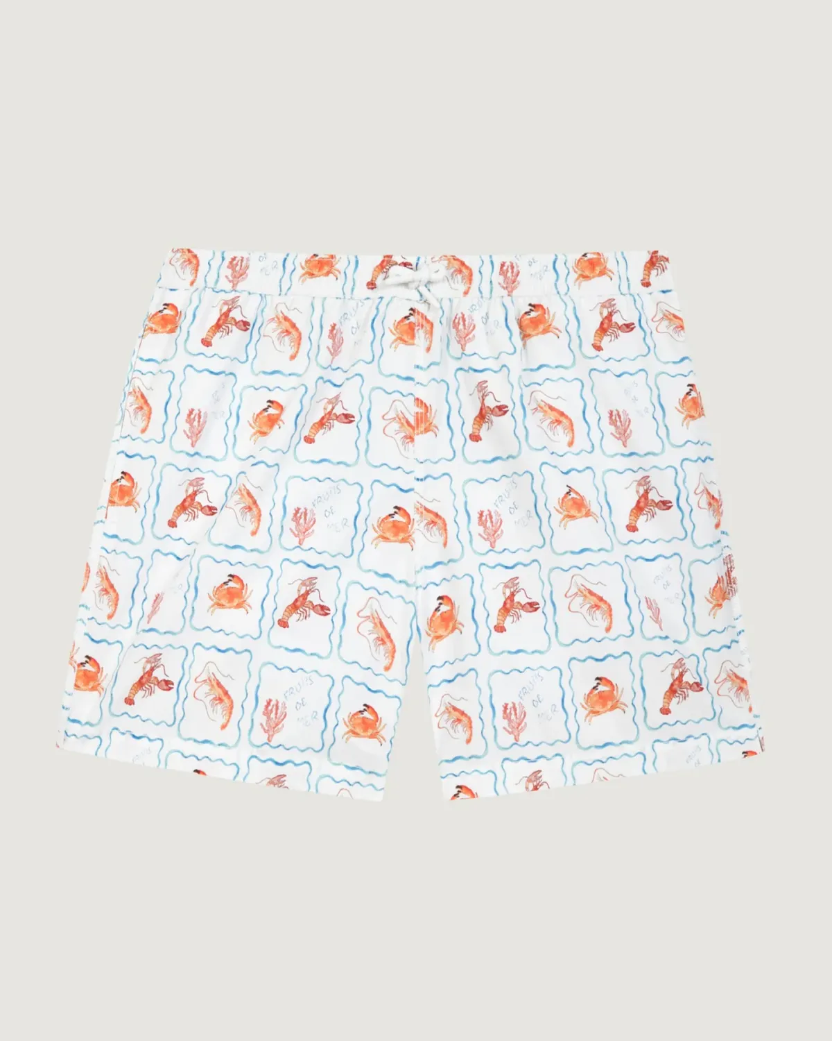 Maison Labiche Swimshorts Maillot Lobster Ivory Lobster WMMAILLOTCRUSTA