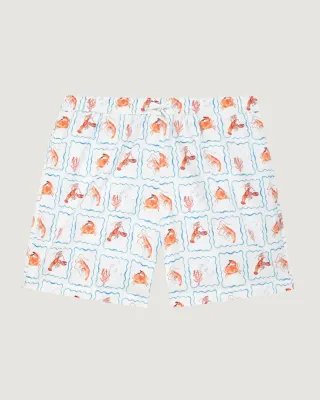 Maison Labiche Swimshorts Maillot Lobster Ivory Lobster WMMAILLOTCRUSTA