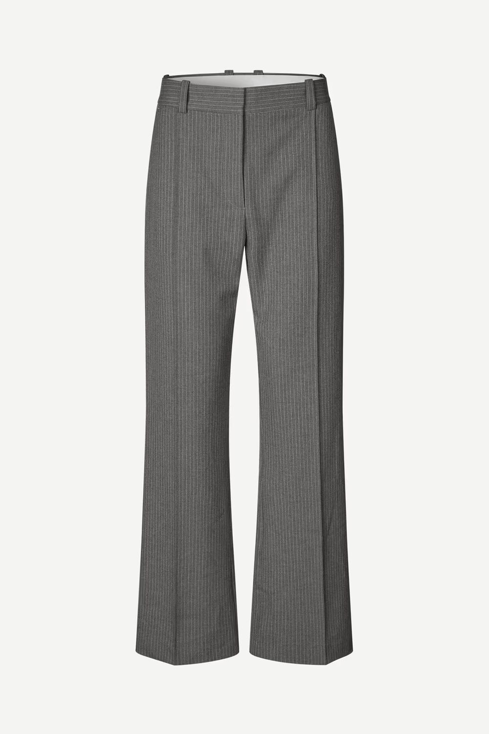 Samsøe Samsøe Salot Trousers 15496 Dark Gull Grey Pinstripe