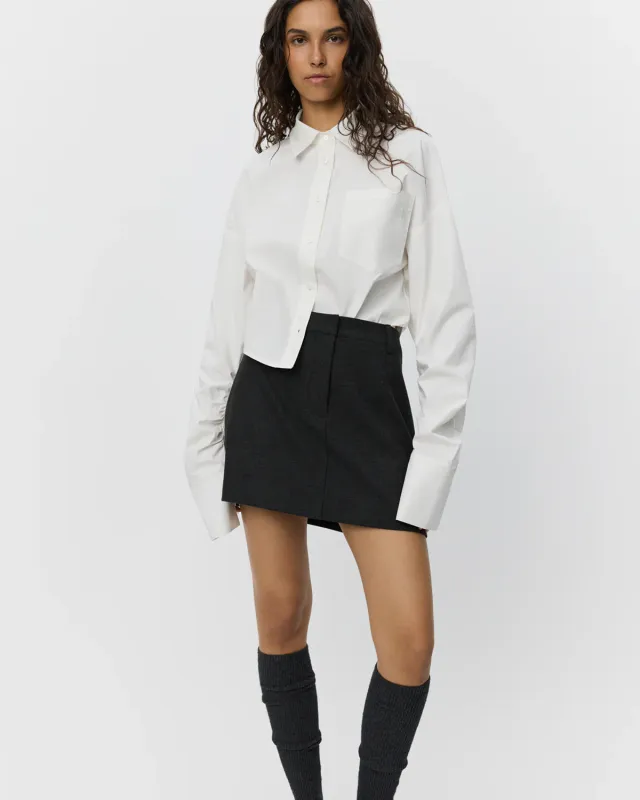 Sofie Schnoor Dianasw Skirt Grey Check S253356