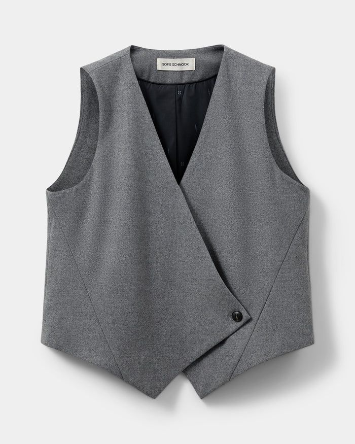 Sofie Schnoor Virginia Vest Grey Melange S253185