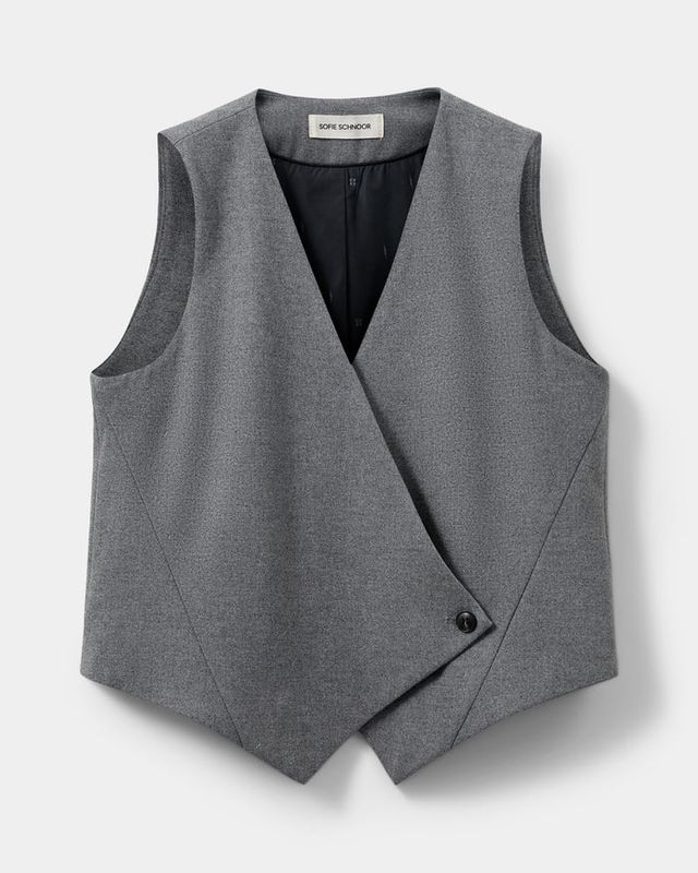 Sofie Schnoor Virginia Vest Grey Melange S253185