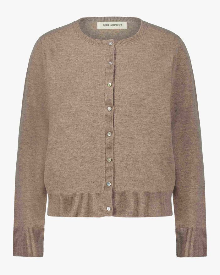 Sofie Schnoor Cardigan Brown Melange SNOS431